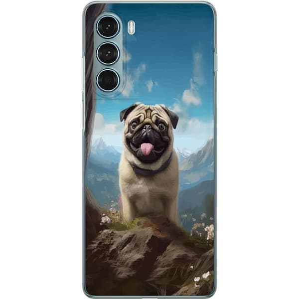 Mobilcover til Motorola Moto G200 5G med Glad Hund motiv