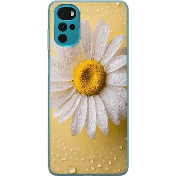 Mobilcover til Motorola Moto G22 med Porcelænsblomst motiv