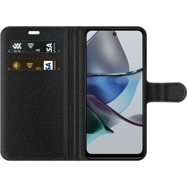 Lommeboketui til Motorola Moto G23 med Metalliskt mønster motiv