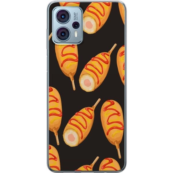 Mobilcover til Motorola Moto G23 med Kyllingedrumstick motiv