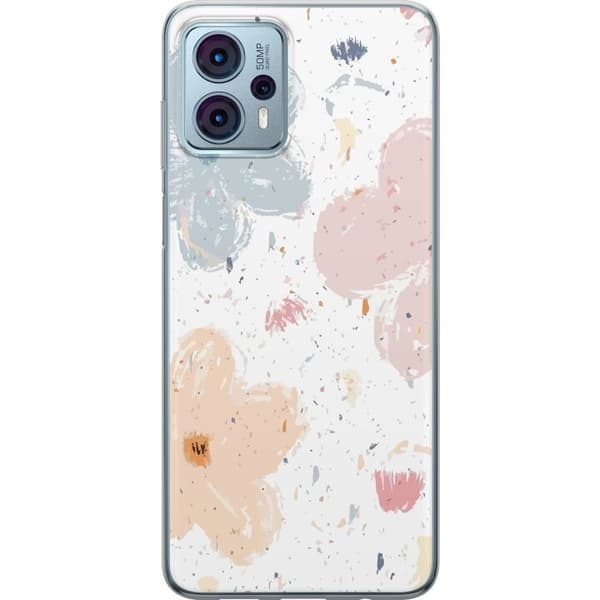 Mobildeksel til Motorola Moto G23 med Blomster motiv