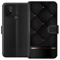 Miniatyrbillede 2 af 4: Tegnebogsetui til Motorola Moto G30 med Luksuslinje motiv