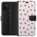 Pikkukuva 1 / 4: Lompakkokotelo Motorola Moto G30-laitteelle, jossa on Mansikat kuvio