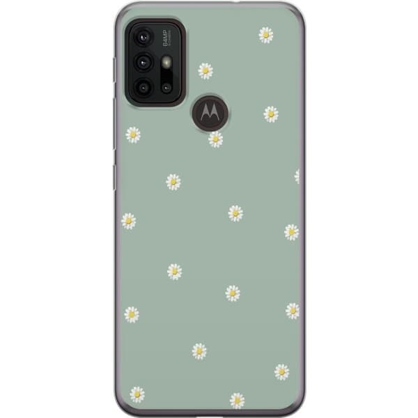Mobilskal till Motorola Moto G30 med Prästkragar motiv