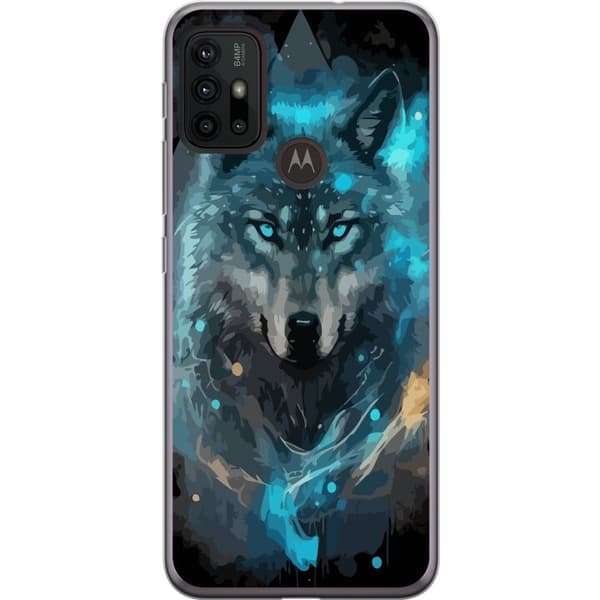 Mobilcover til Motorola Moto G30 med Ulve motiv