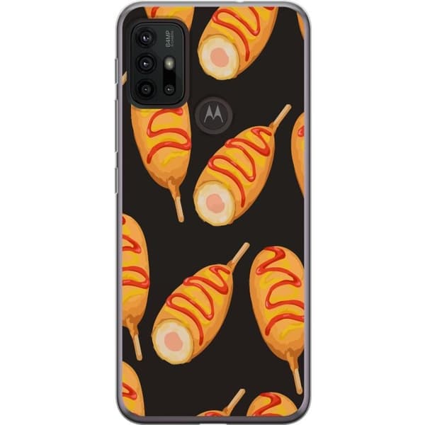 Mobilskal till Motorola Moto G30 med Kycklingklubba motiv