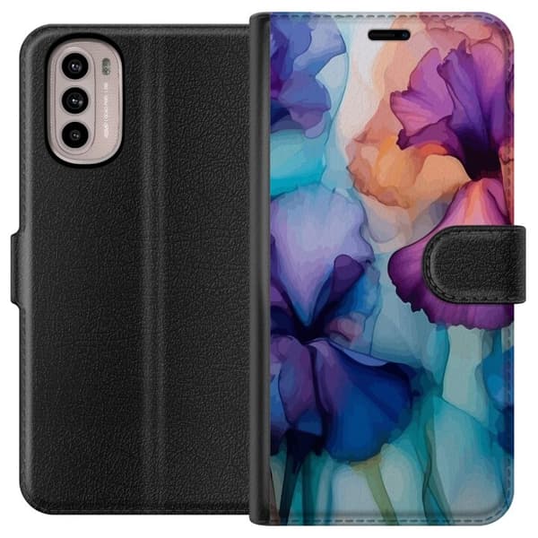 Plånboksfodral till Motorola Moto G31 med Magiska blommor motiv