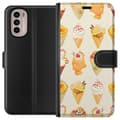 Pikkukuva 1 / 4: Lompakkokotelo Motorola Moto G31-laitteelle, jossa on Lasinen kuvio