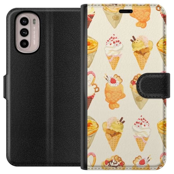 Plånboksfodral till Motorola Moto G31 med Glassigt motiv