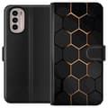 Miniatyrbillede 1 af 4: Tegnebogsetui til Motorola Moto G31 med Luksuriøst Mønster motiv