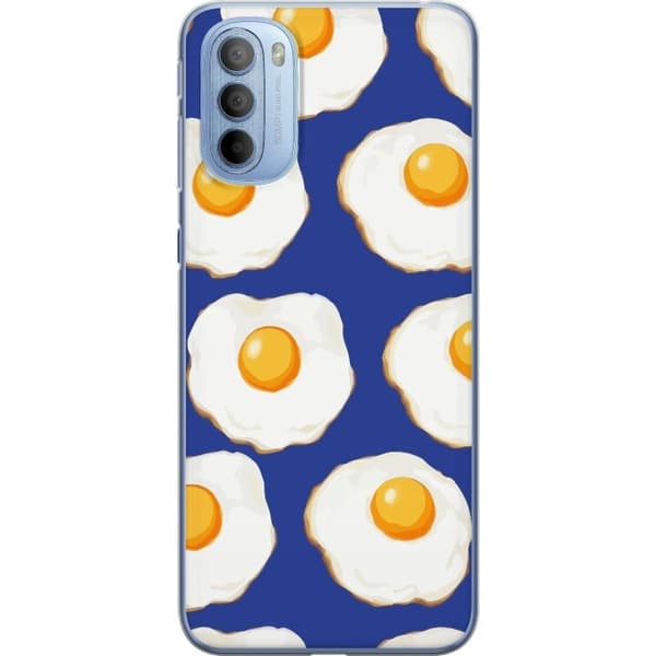 Mobilskal till Motorola Moto G31 med Stekta ägg motiv