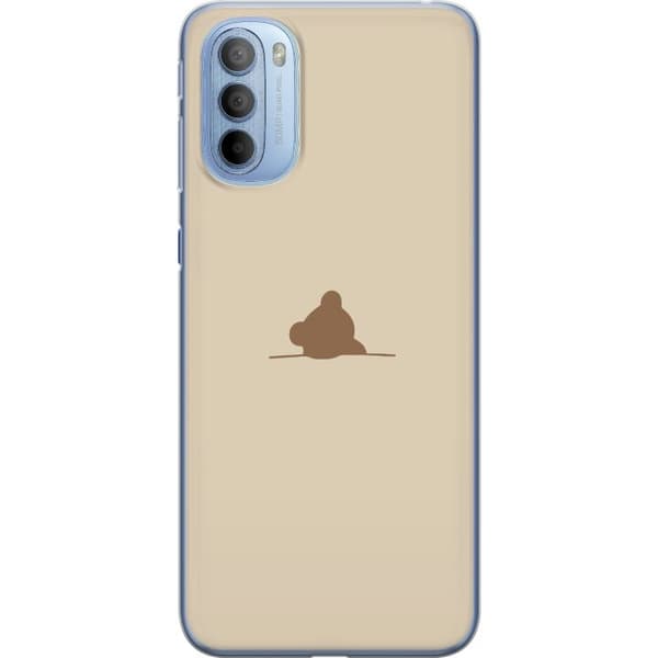 Mobildeksel til Motorola Moto G31 med Nalle motiv