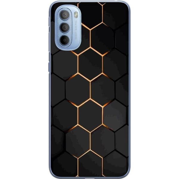 Mobilskal till Motorola Moto G31 med Lyxigt Mönster motiv