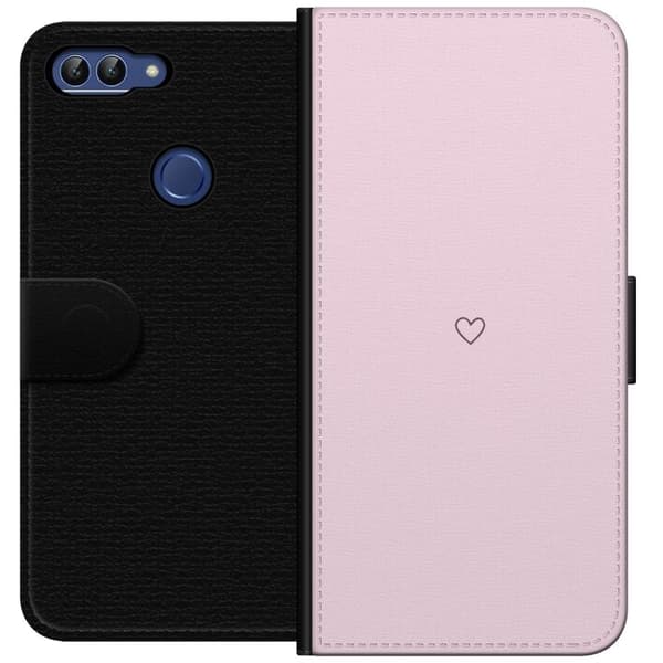 Plånboksfodral till Huawei P smart med Hjärta motiv