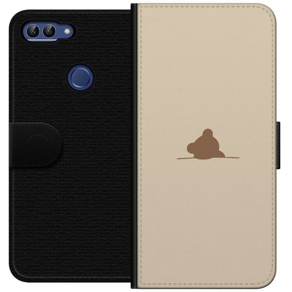 Tegnebogsetui til Huawei P smart med Nalle motiv