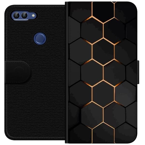 Tegnebogsetui til Huawei P smart med Luksuriøst Mønster motiv