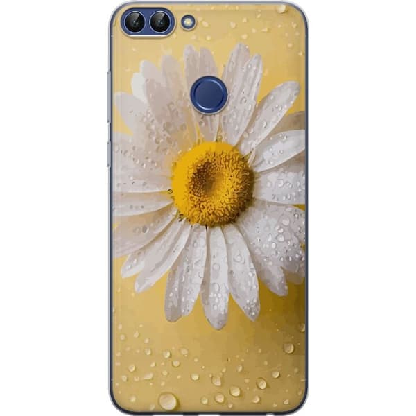Mobildeksel til Huawei P smart med Porselensblomst motiv