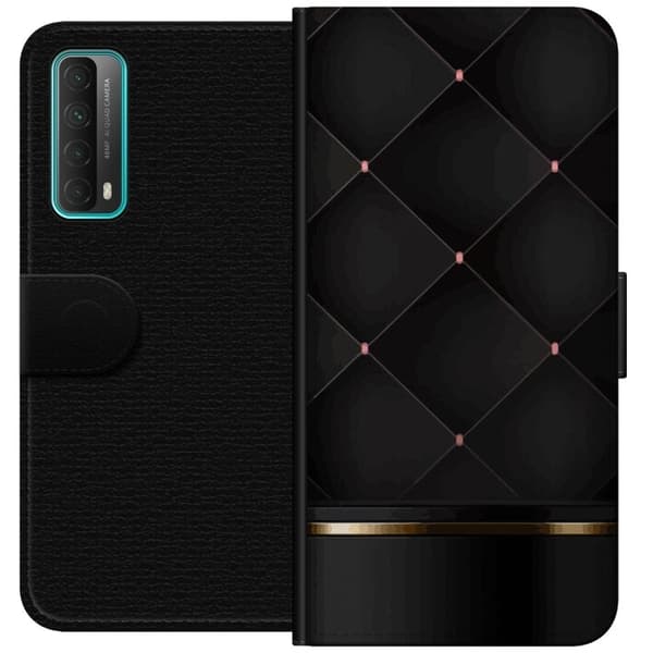 Plånboksfodral till Huawei P smart 2021 med Lyxig linje motiv