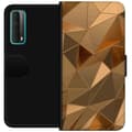 Miniatyrbillede 1 af 4: Tegnebogsetui til Huawei P smart 2021 med 3D Guld motiv