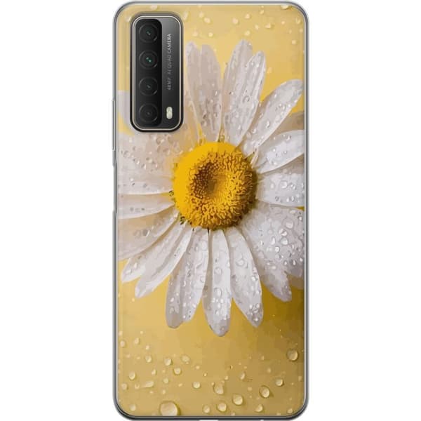 Mobildeksel til Huawei P smart 2021 med Porselensblomst motiv