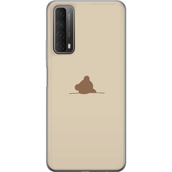 Kännykkäkuori Huawei P smart 2021-laitteelle, jossa on Nalle kuvio