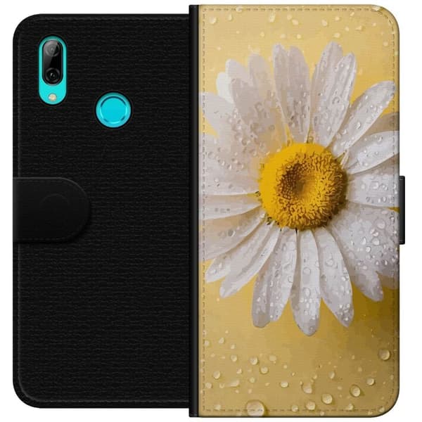 Lommeboketui til Huawei P smart 2019 med Porselensblomst motiv