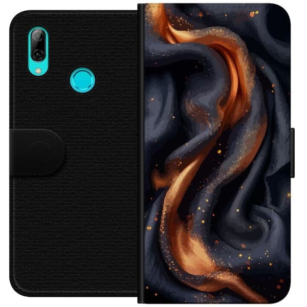 Lompakkokotelo Huawei P smart 2019-laitteelle, jossa on Tulinen silkki kuvio