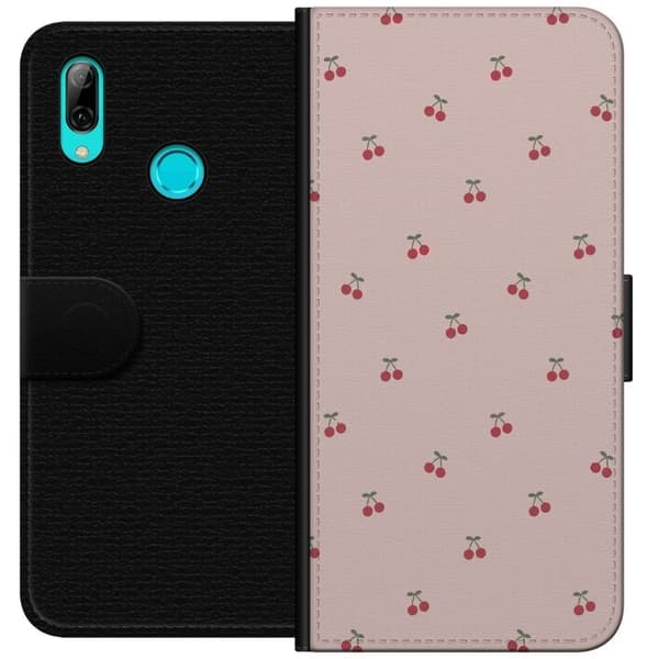 Lompakkokotelo Huawei P smart 2019-laitteelle, jossa on Kirsikka kuvio