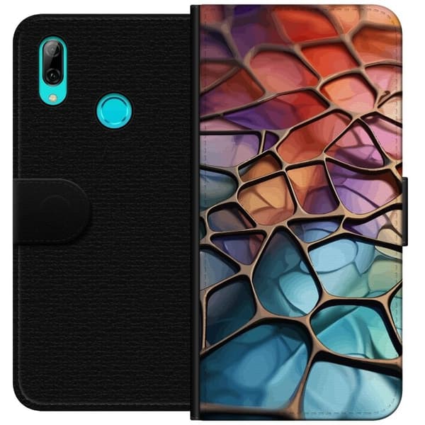 Plånboksfodral till Huawei P smart 2019 med Metalliskt mönster motiv