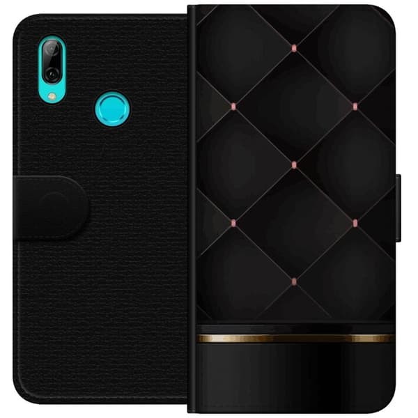 Plånboksfodral till Huawei P smart 2019 med Lyxig linje motiv
