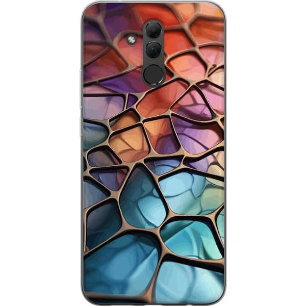 Mobildeksel til Huawei Mate 20 lite med Metalliskt mønster motiv