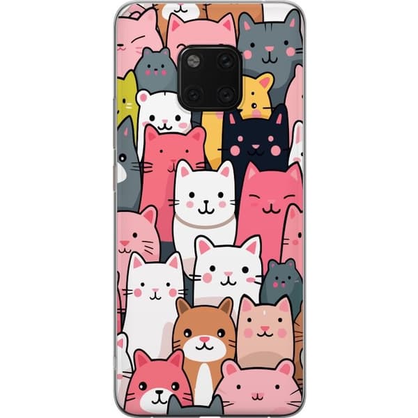 Kännykkäkuori Huawei Mate 20 Pro-laitteelle, jossa on Kissan kuviointi kuvio