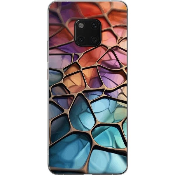 Kännykkäkuori Huawei Mate 20 Pro-laitteelle, jossa on Metallikuviointi kuvio