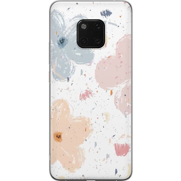 Kännykkäkuori Huawei Mate 20 Pro-laitteelle, jossa on Kukat kuvio
