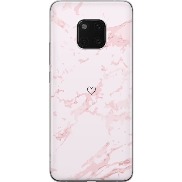 Kännykkäkuori Huawei Mate 20 Pro-laitteelle, jossa on Roosa Sydän kuvio
