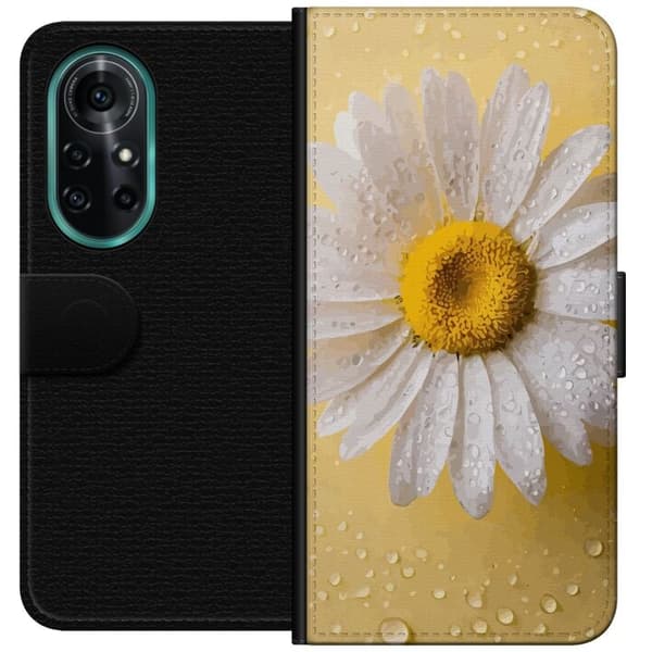 Plånboksfodral till Huawei nova 8 Pro med Porslinsblomma motiv