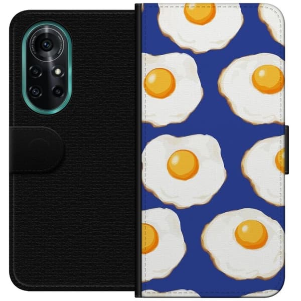Plånboksfodral till Huawei nova 8 Pro med Stekta ägg motiv