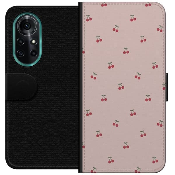 Lommeboketui til Huawei nova 8 Pro med Kirsebær motiv