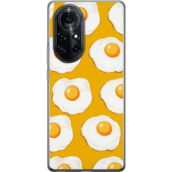 Mobilcover til Huawei nova 8 Pro med Stegt æg motiv