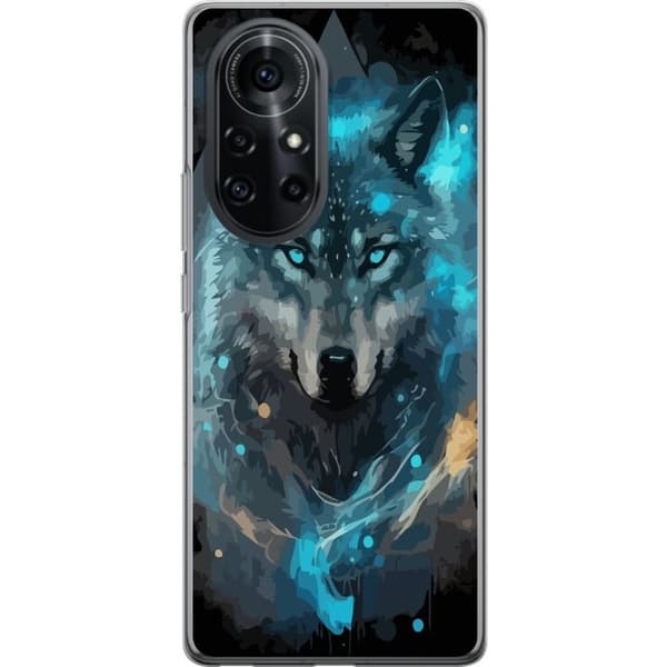 Kännykkäkuori Huawei nova 8 Pro-laitteelle, jossa on Susi kuvio