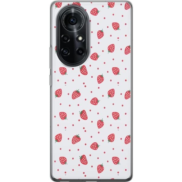 Mobilskal till Huawei nova 8 Pro med Jordgubbar motiv