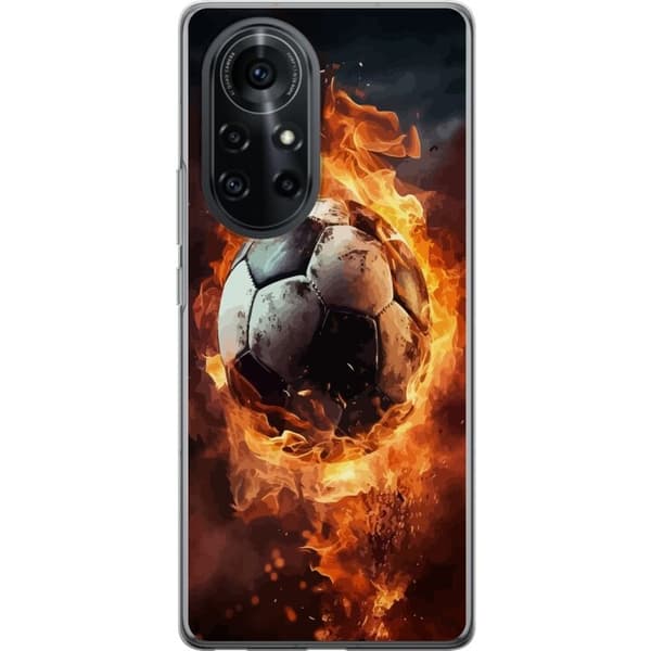 Kännykkäkuori Huawei nova 8 Pro-laitteelle, jossa on Jalkapallo kuvio