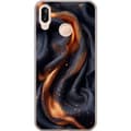 Miniatyrbilde 2 av 2: Mobildeksel til Huawei P20 lite med Brennende silke motiv