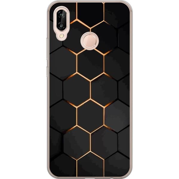 Mobildeksel til Huawei P20 lite med Luksuriøst Mønster motiv