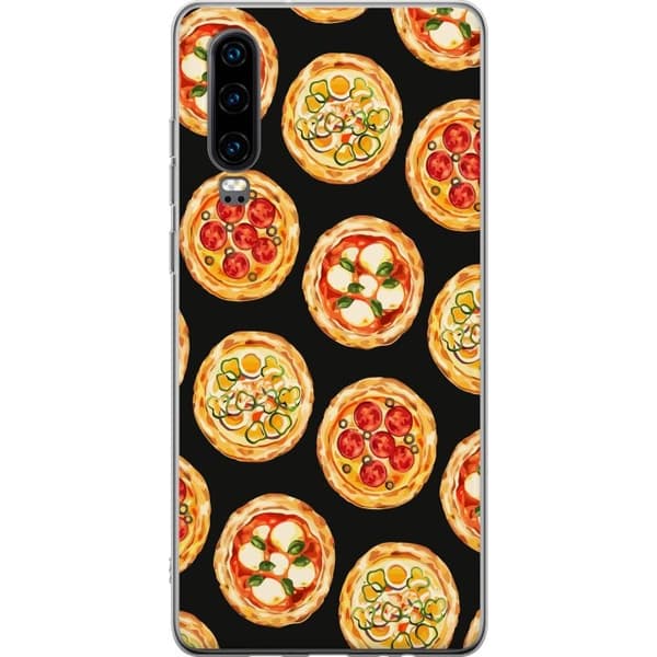 Kännykkäkuori Huawei P30-laitteelle, jossa on Pizza kuvio