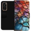 Miniatyrbild 1 av 4: Plånboksfodral till Huawei P40 med Metalliskt mönster motiv