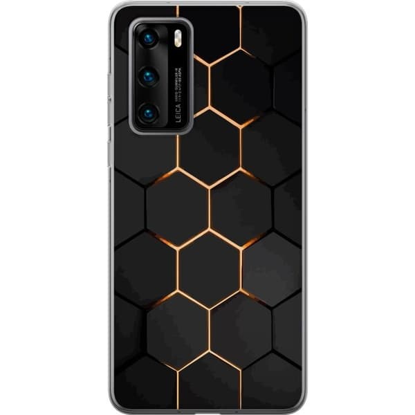 Kännykkäkuori Huawei P40-laitteelle, jossa on Ylellinen Kuvio kuvio