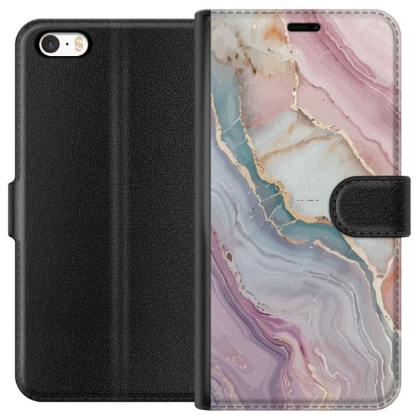 Tegnebogsetui til Apple iPhone 5 med Marmor motiv
