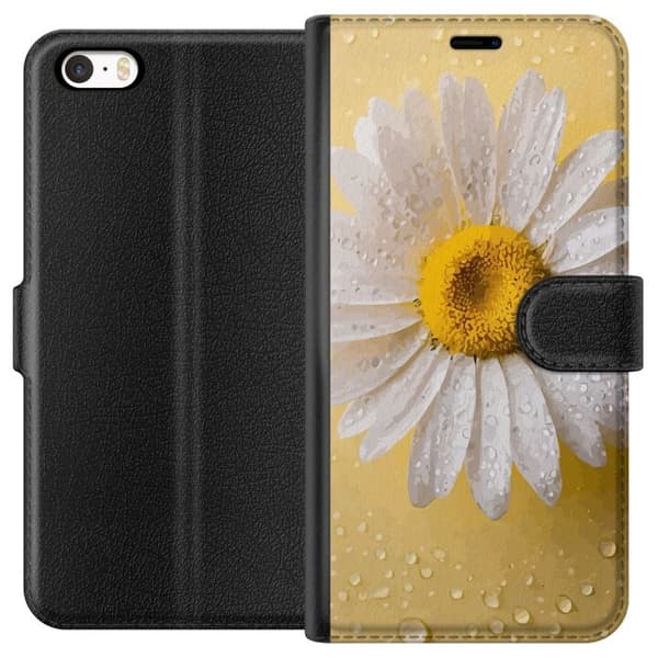 Lommeboketui til Apple iPhone 5s med Porselensblomst motiv