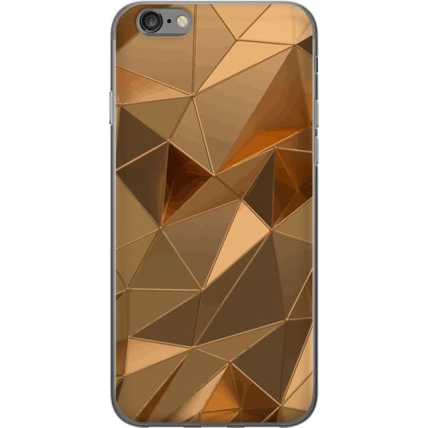 Mobilcover til Apple iPhone 6 med 3D Guld motiv